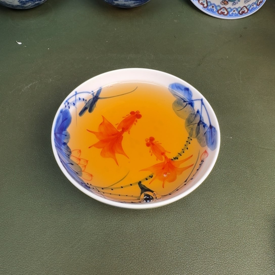 瓷景德镇纯手绘茶具圆圆205