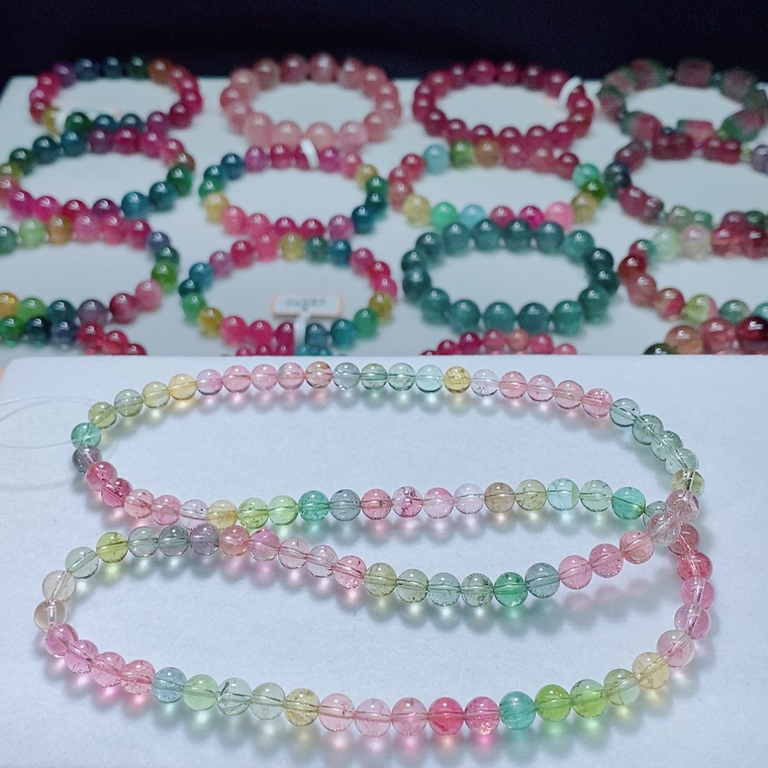 手链未镶嵌碧玺6.3mm左右