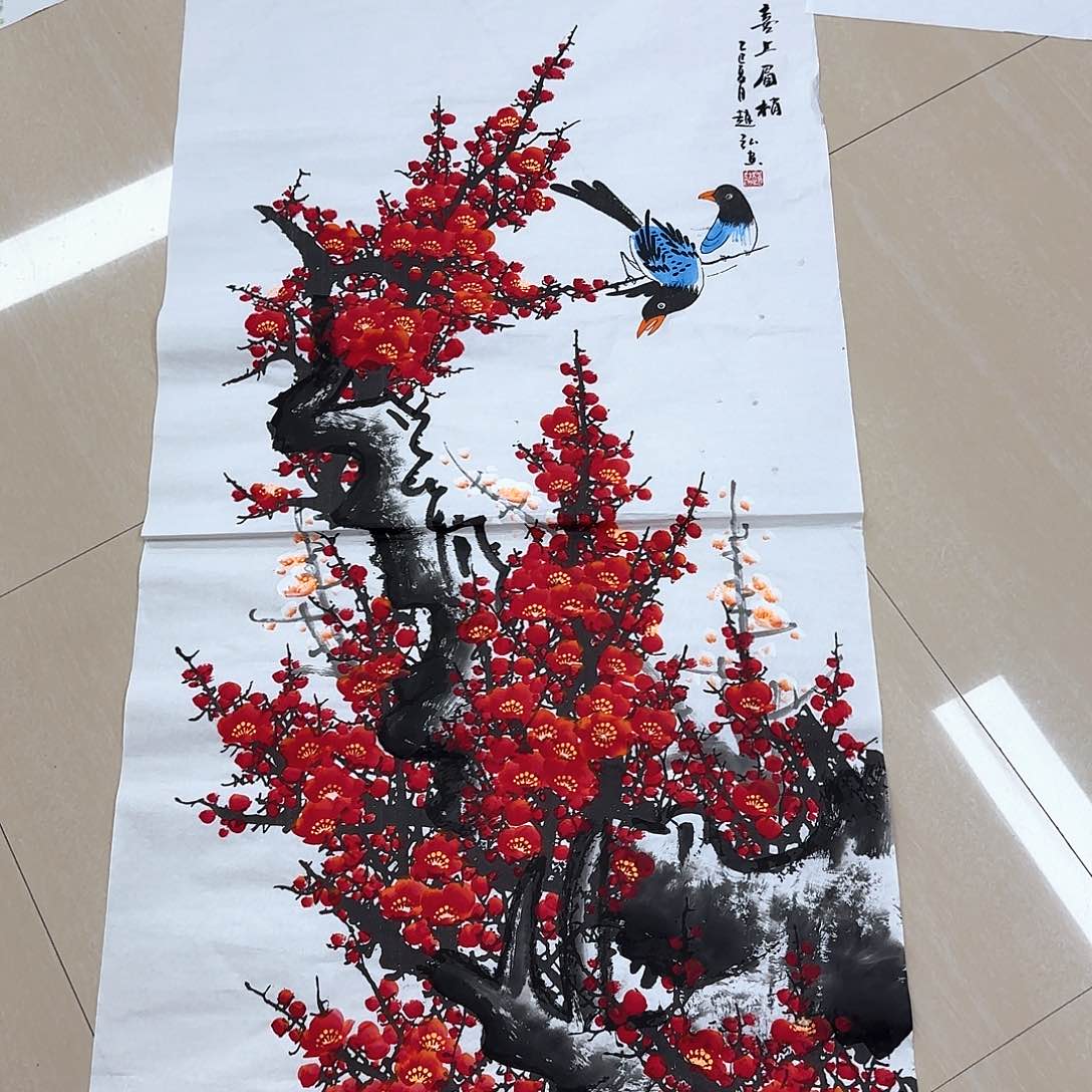 国画国画作品多次