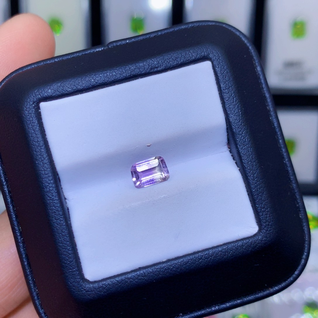 紫晶裸石银S925镶嵌5✖️7特价