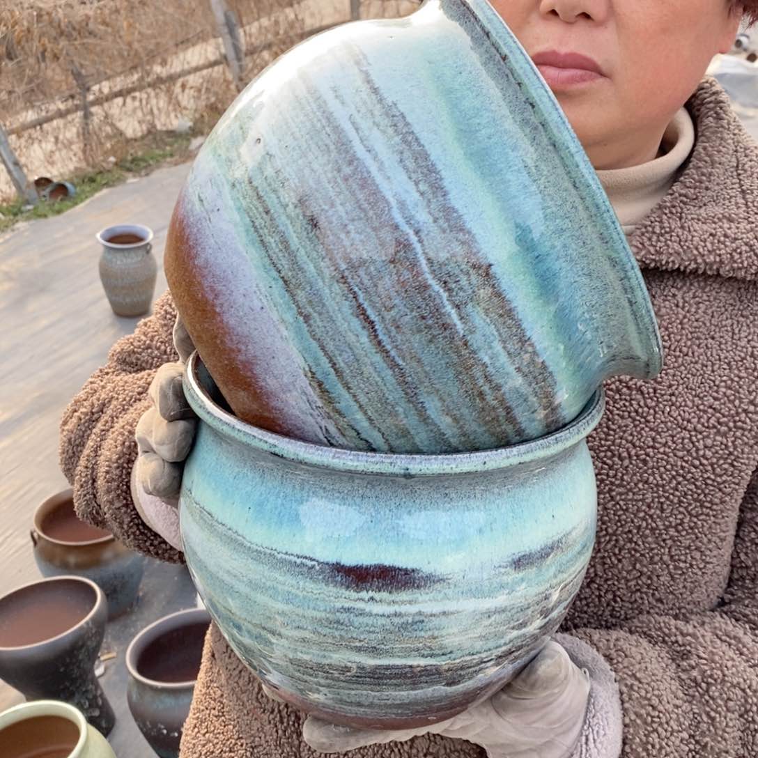 红陶口20高17～～～