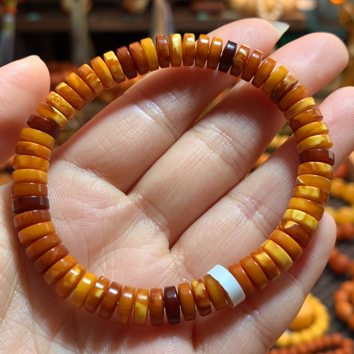 【闪购商品】手串蜜蜡未镶嵌蜜蜡手串