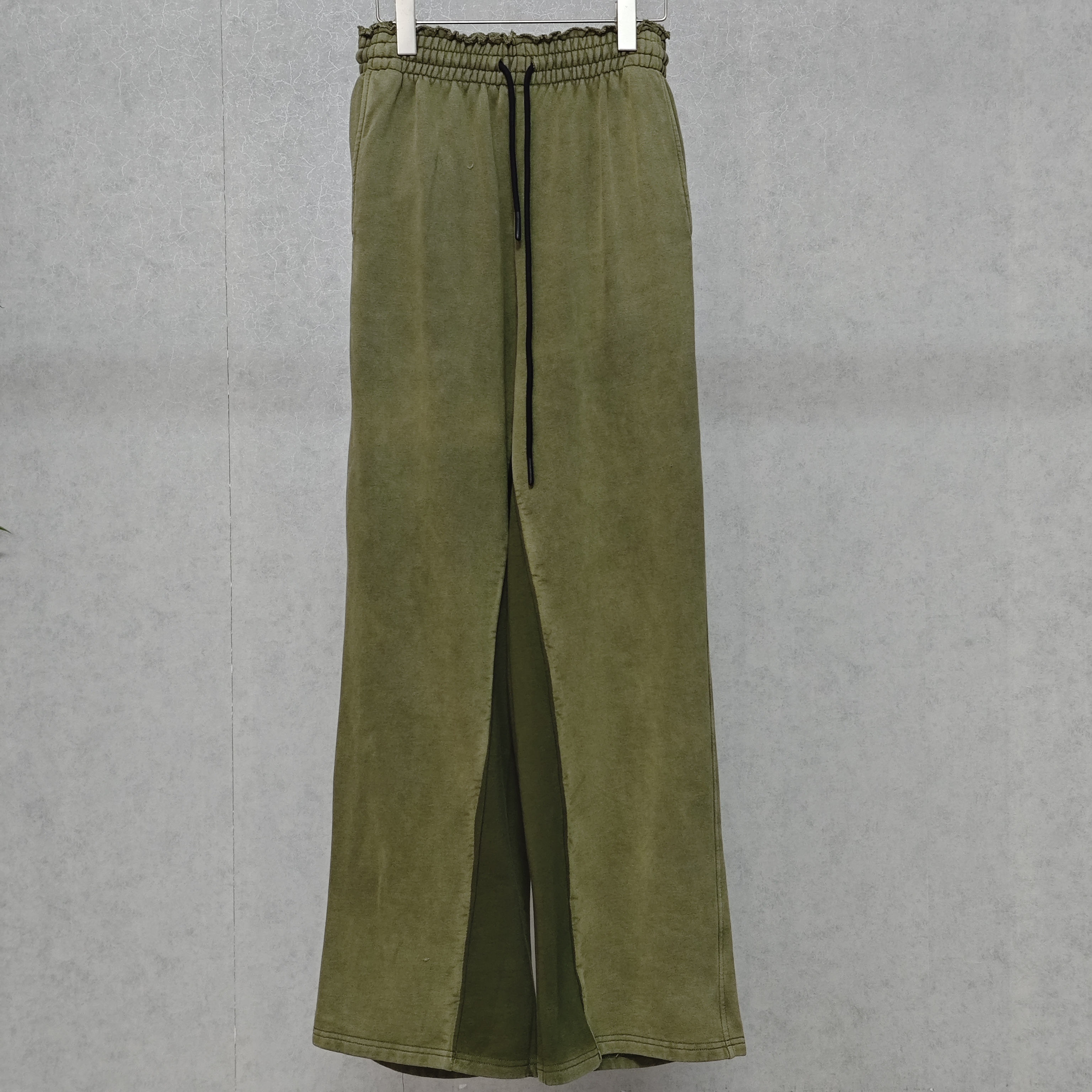 尚系列  S580 女装秋休闲阔腿裤军绿色FW17R02