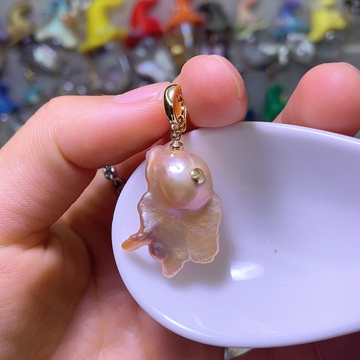 淡水珍珠合金颈饰36