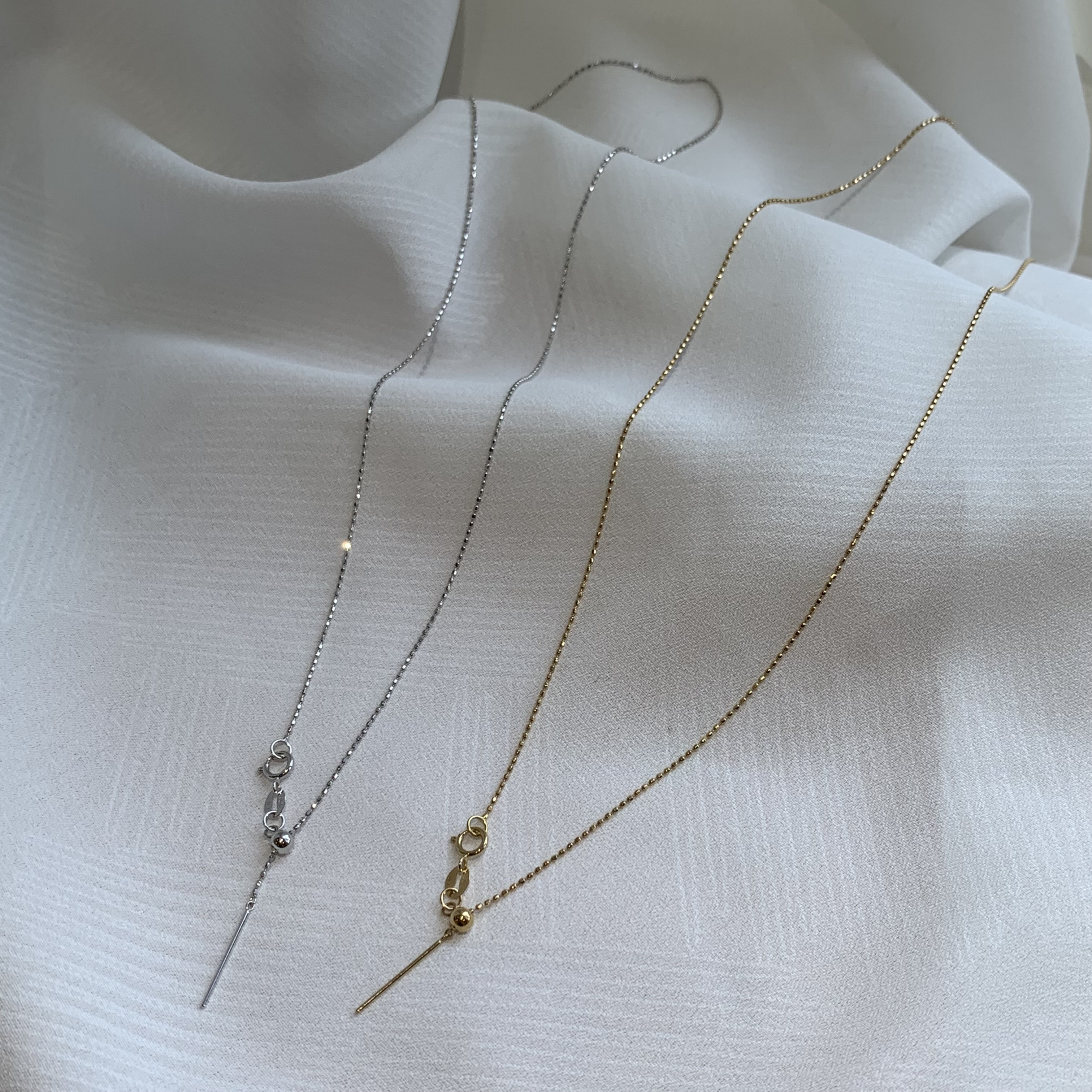 【针式豆豆链】18K金项链-FF2000-多样性发其一|BKJ2