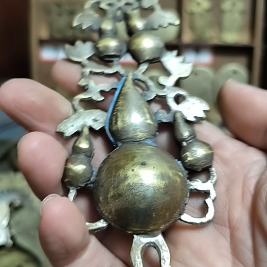 美***寓镀金葫芦一个，包浆自然