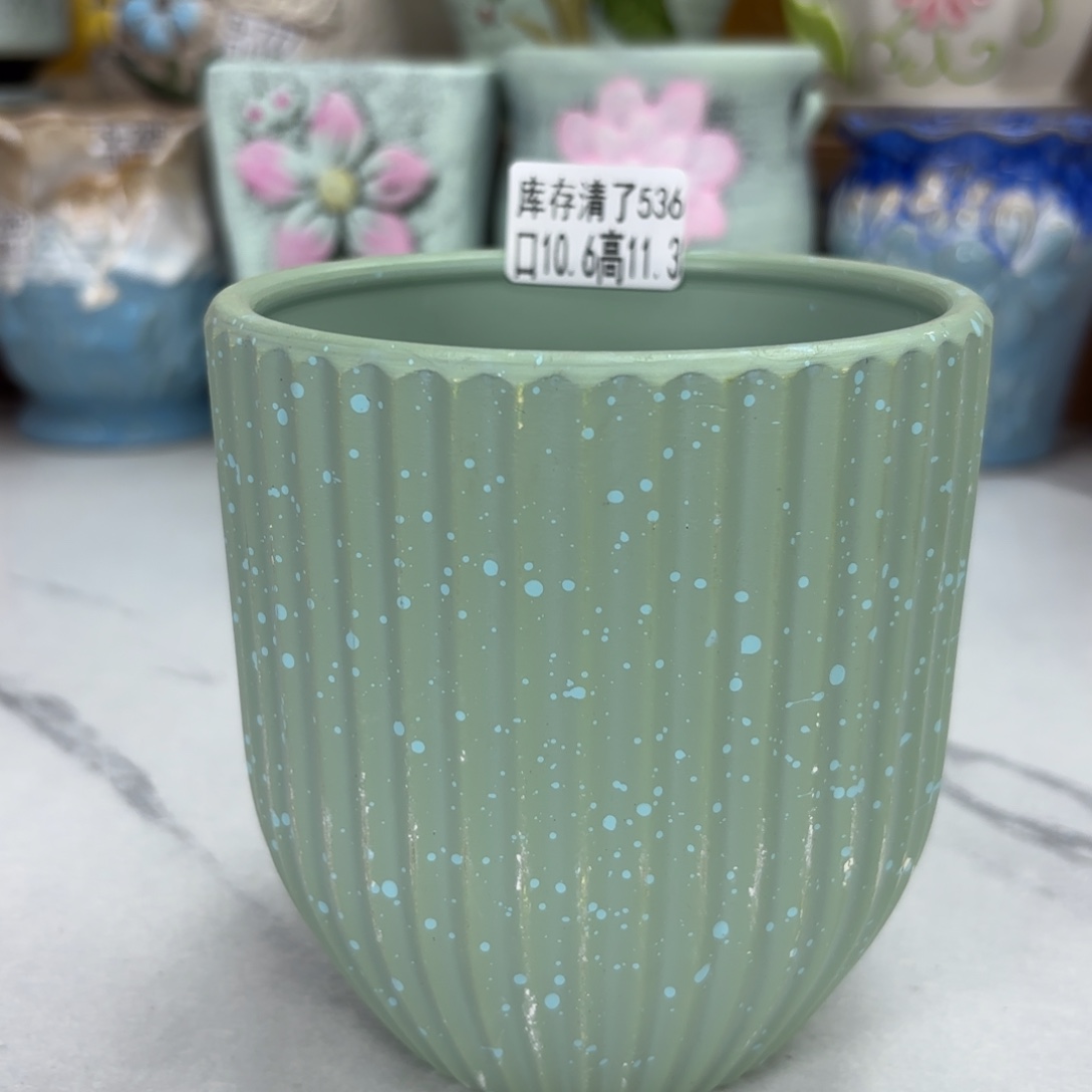 @夏西陶瓷花盆@@5536