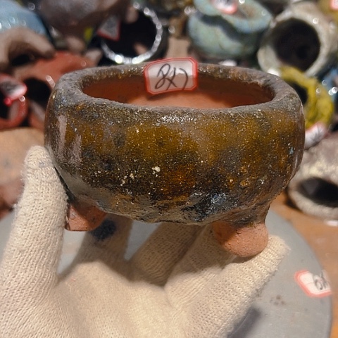 粗陶花盆制作就这样的