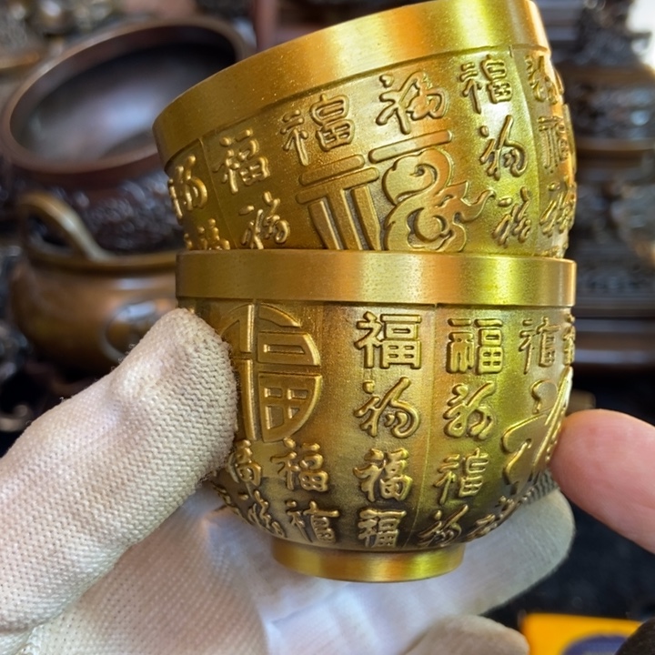 铜器工艺品摆件香炉摆件