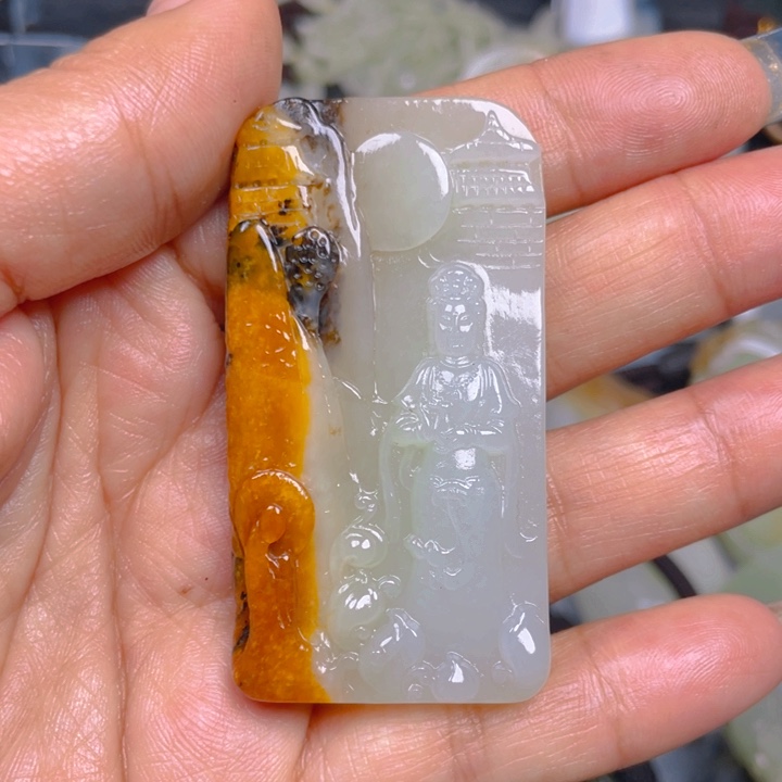 和田玉挂件未镶嵌