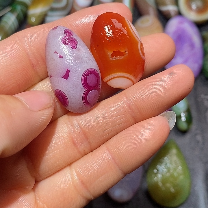 心***熙玛瑙/玉髓合金颈饰