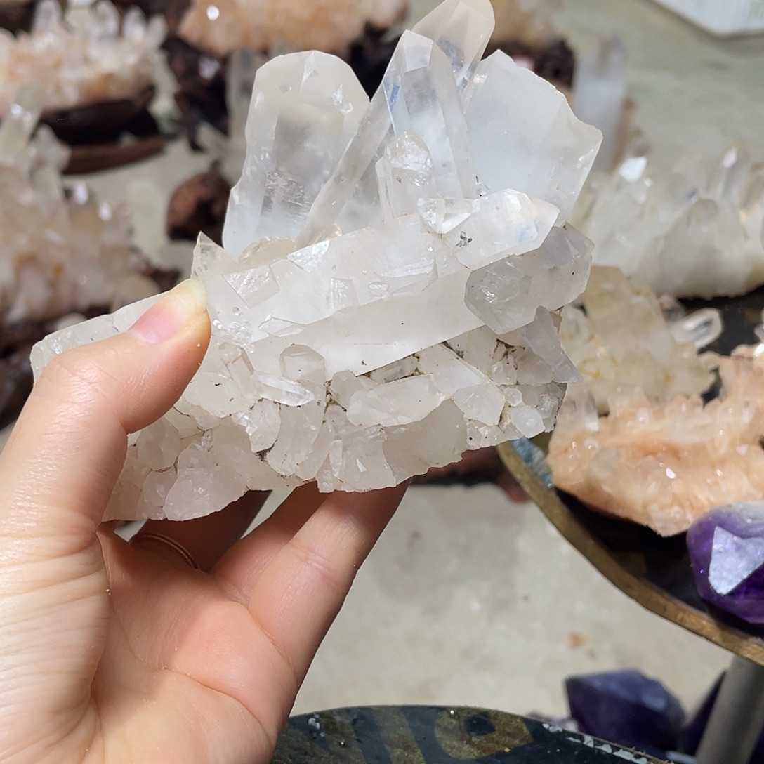 大***呀水晶珠宝半成品银S925镶嵌