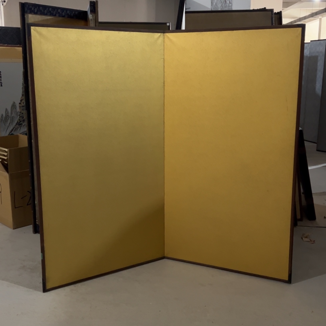 绘画屏风框画茶空间设计