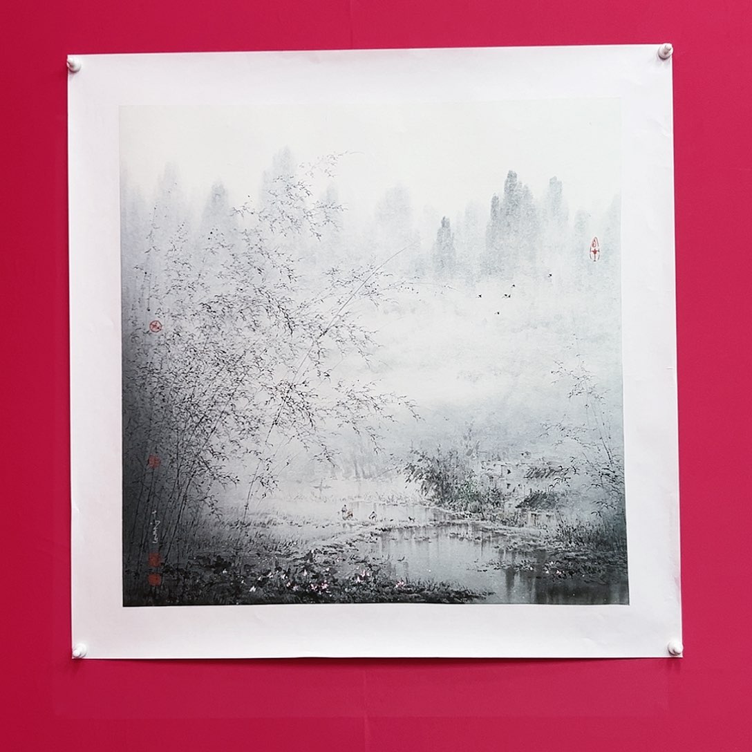 国画好*好木春四尺斗方精品