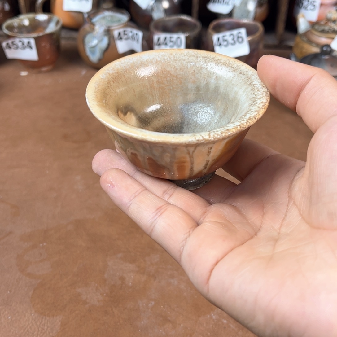 杯柴烧茶器主人杯