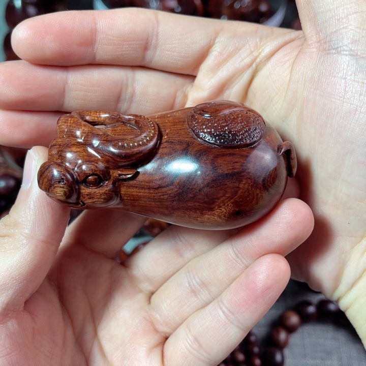 黄花梨/降香黄檀把件風***十扭转乾坤