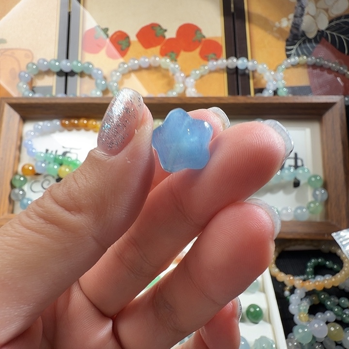 海蓝宝石裸石海蓝宝14.3*7