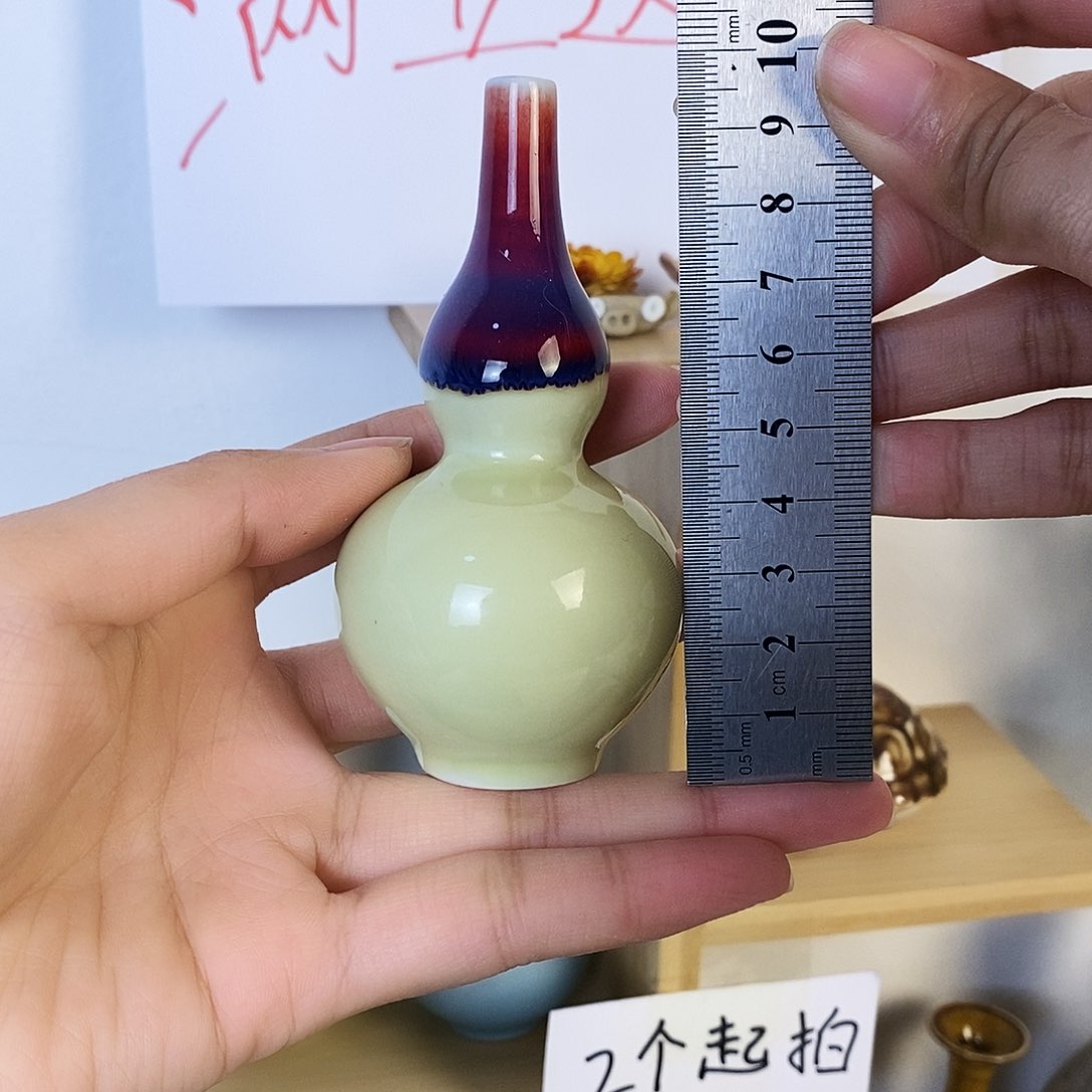 摆件景德镇高温陶瓷小花瓶