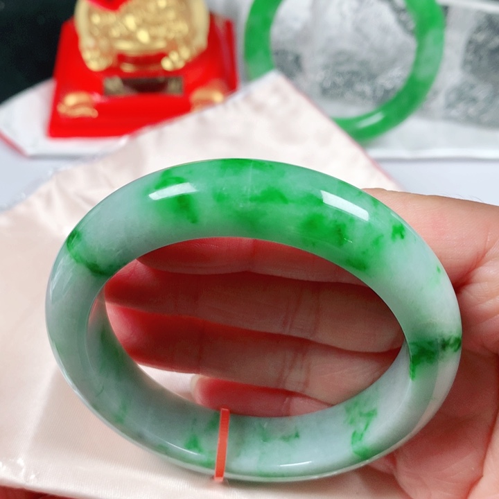 未镶嵌手镯翡翠  编号FH1117 正圈56 福利镯