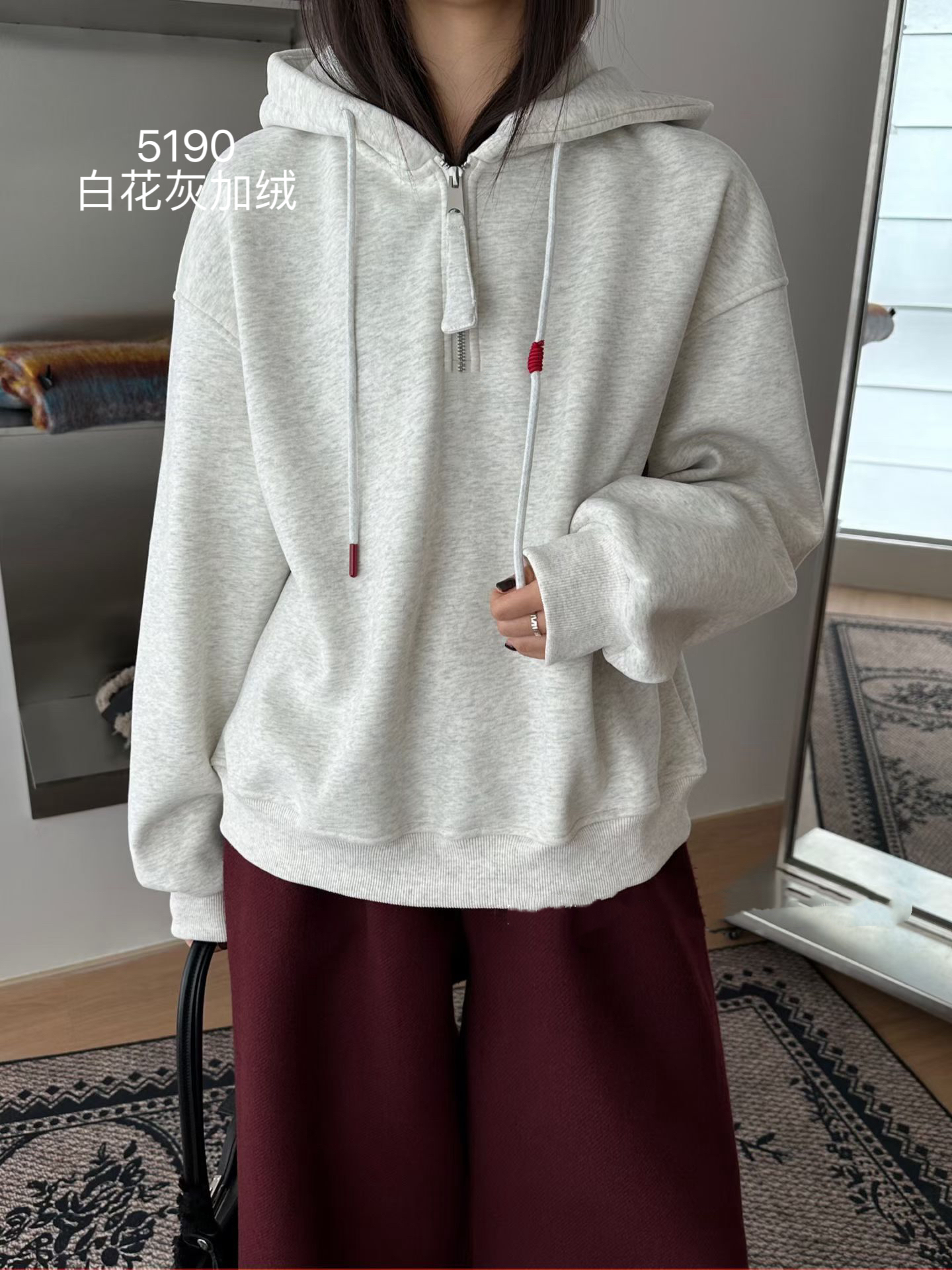 【宝贝家】5190高品质加绒带帽卫衣