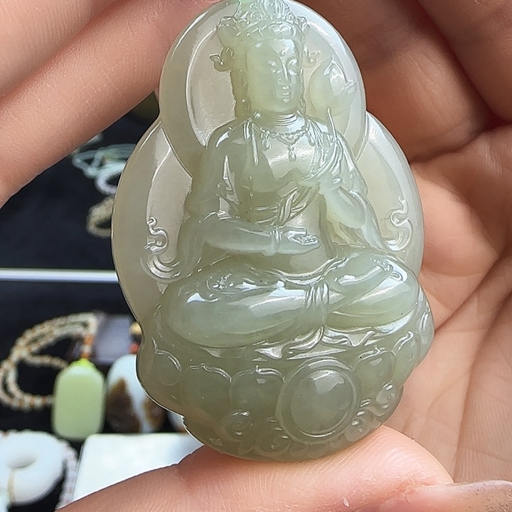 和田玉挂件未镶嵌定制发货