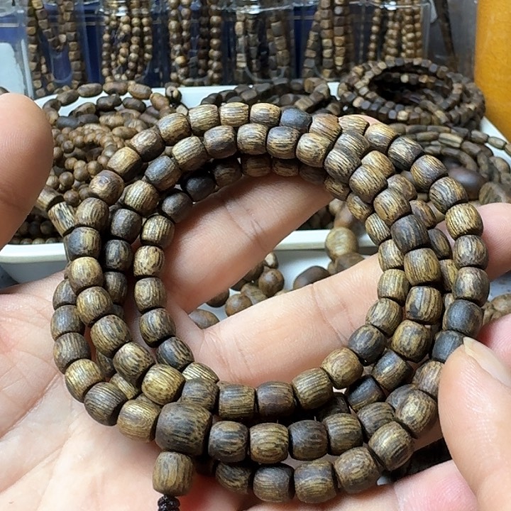 手串沉香阿*张勺子手串21克