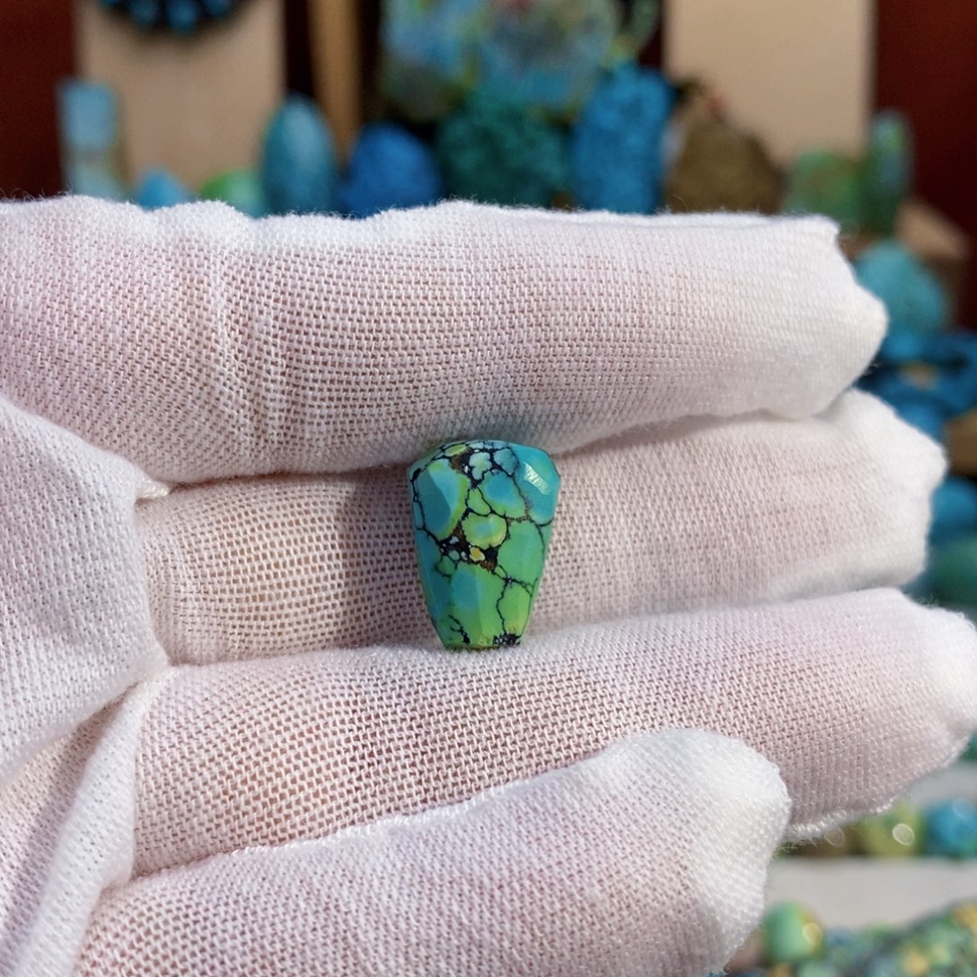 定制绿松石三彩三通