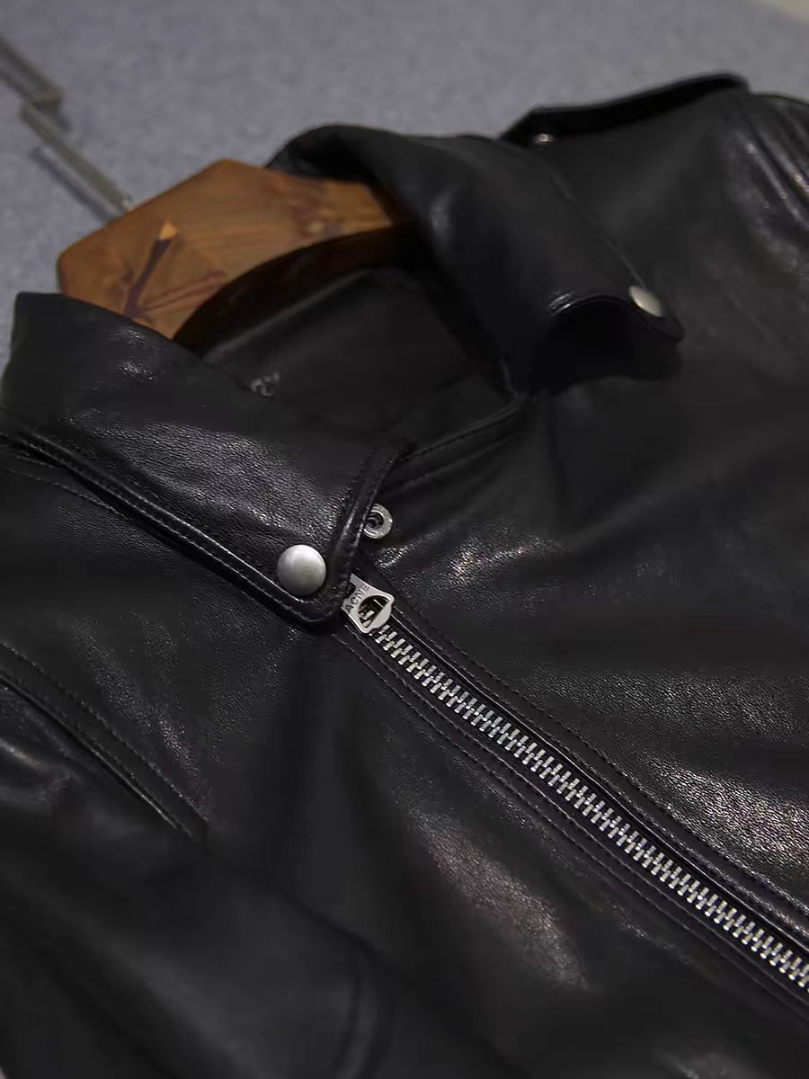 女士时尚绵羊皮衣直播间下单私拍不发货