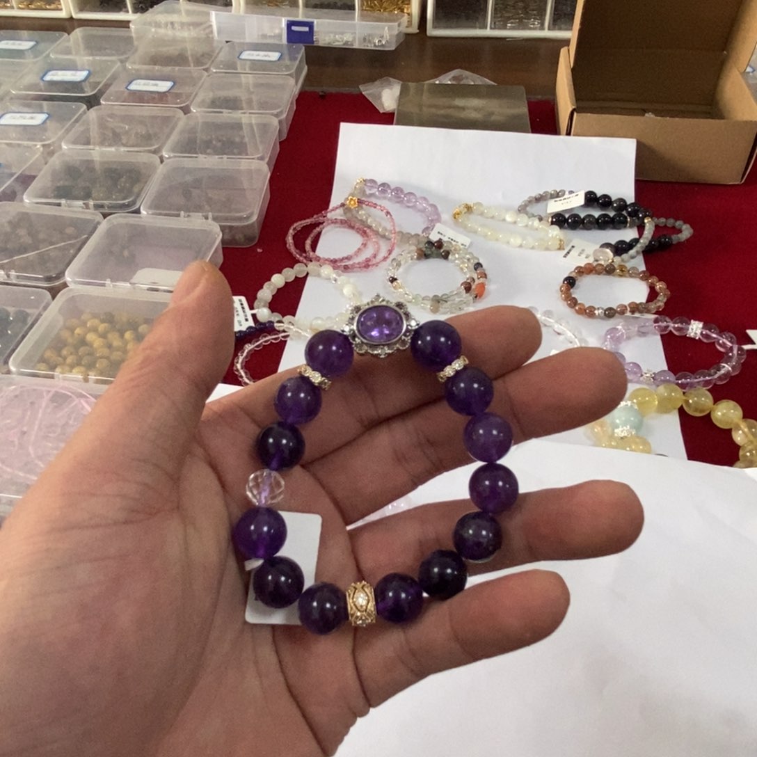 烟晶手链合金乌拉圭磨合