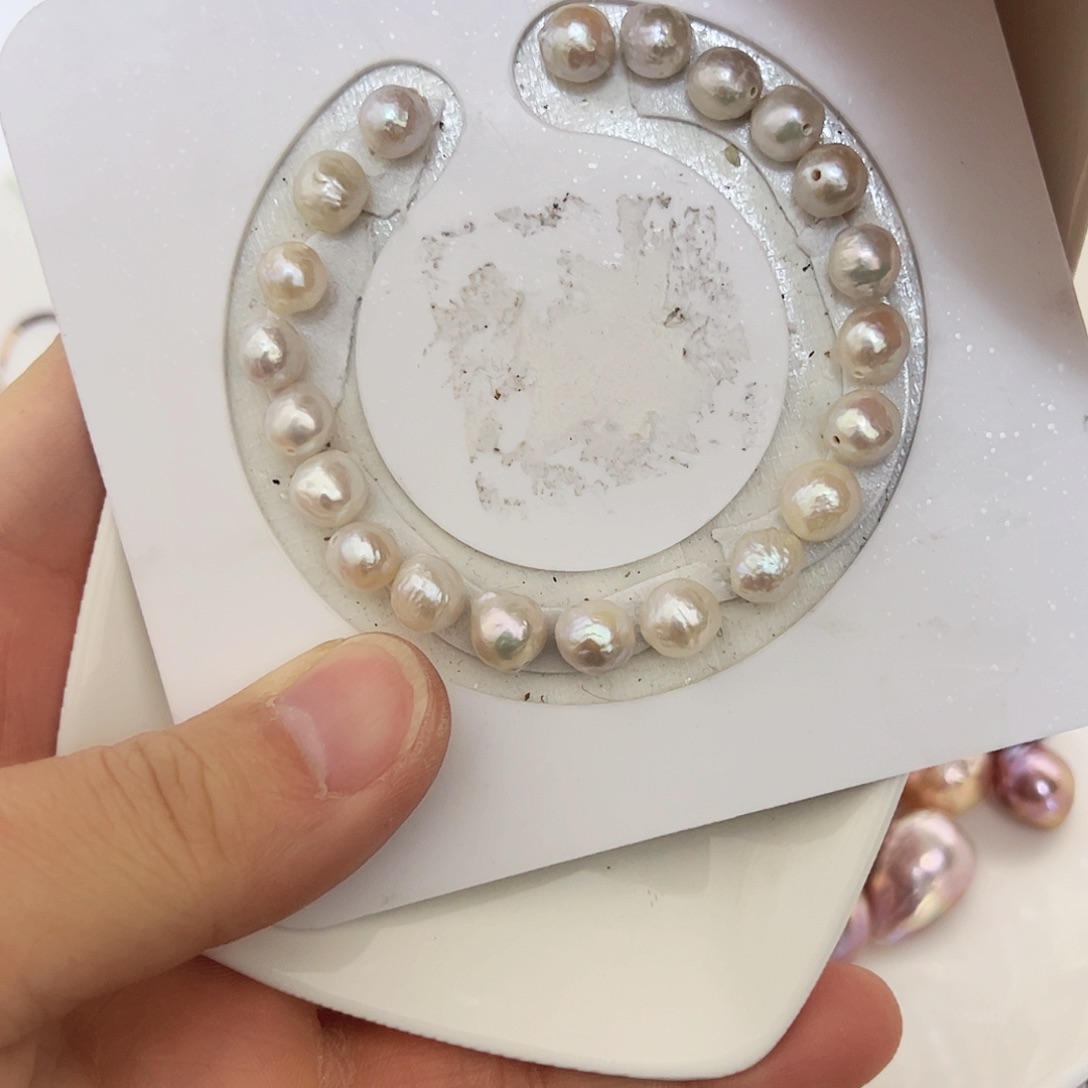 淡水珍珠手串银S925镶嵌