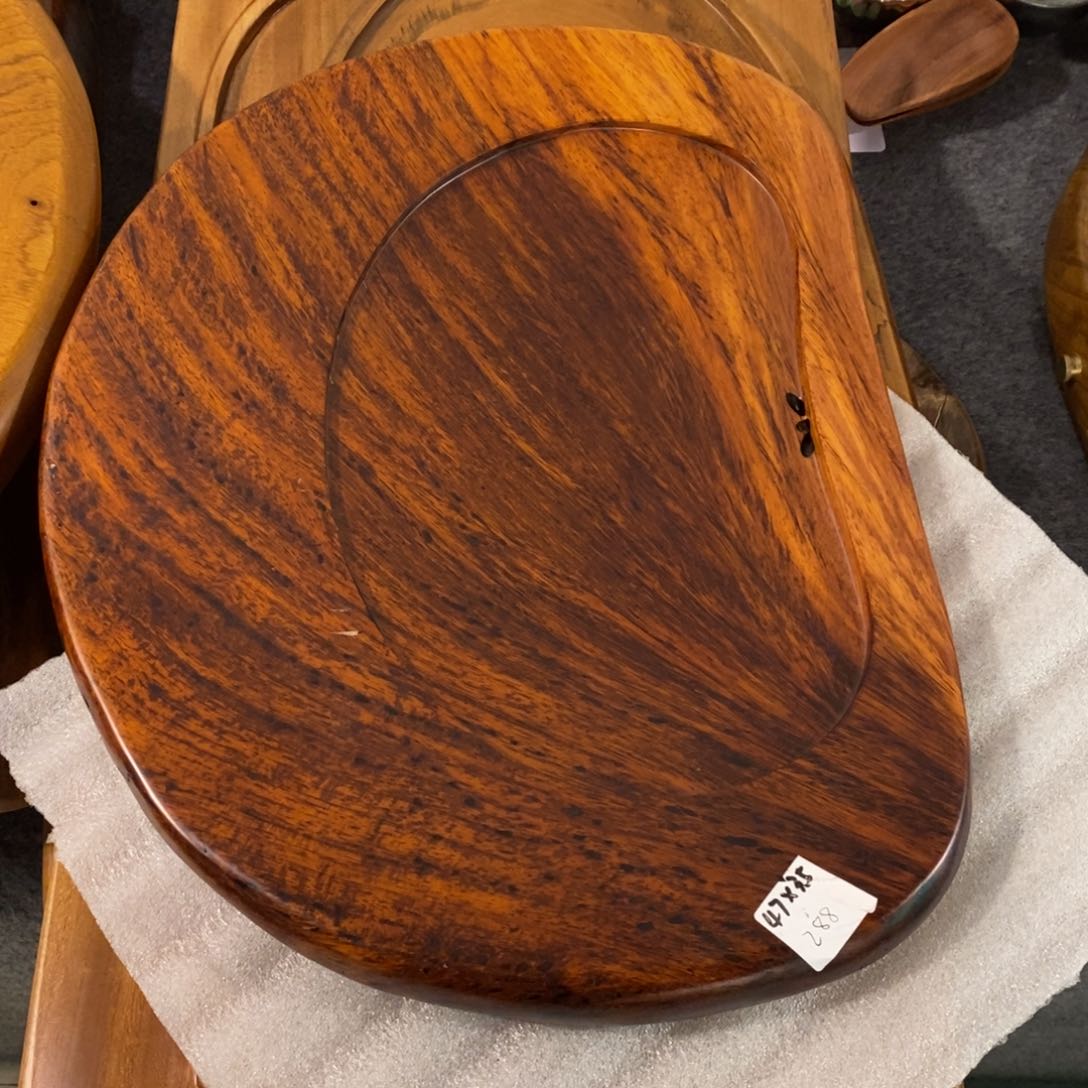 花梨木自然随形茶盘47-35-4