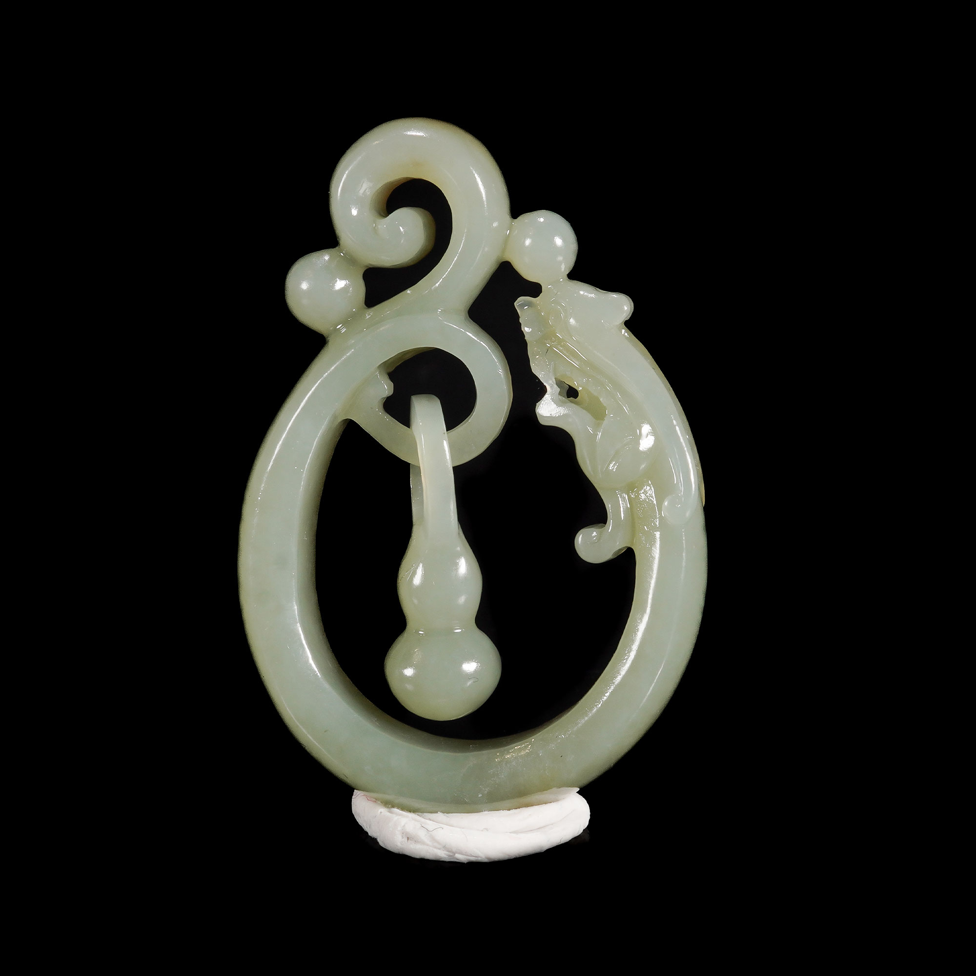 LOT.028和田玉活环佩/X4716