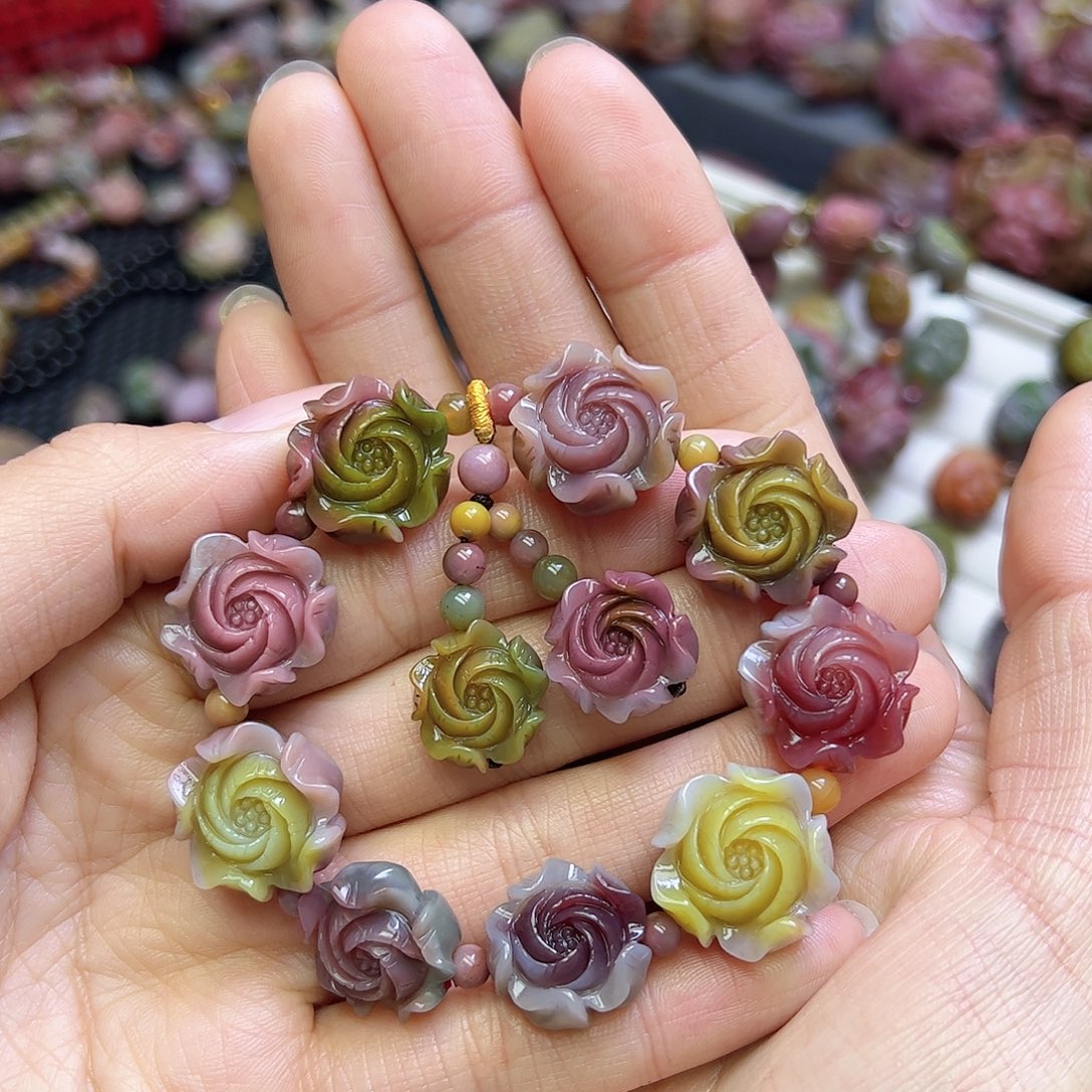 乐***～玛瑙/玉髓未镶嵌手串手串