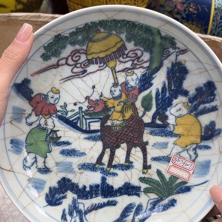 瓷片瓷器摆件 瓷器摆件