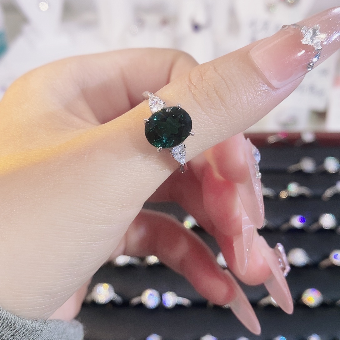 925银合成碳硅石三生石14.5