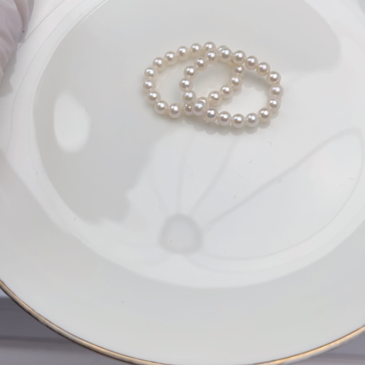 淡水珍珠戒指银S925镶嵌