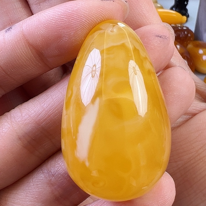 蜜蜡颈饰未镶嵌蜜蜡