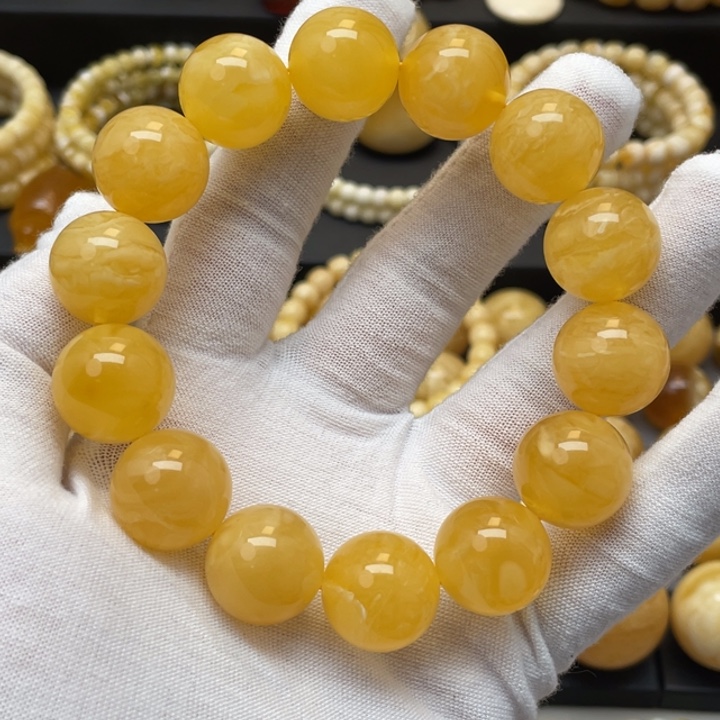 蜜蜡手链未镶嵌蜜蜡手串27