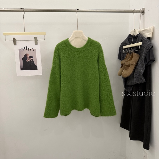 slx@ 1925 拉毛套头毛衣