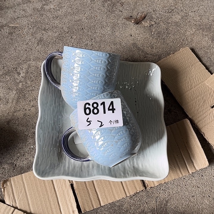 搪瓷微瑕外贸餐具6814