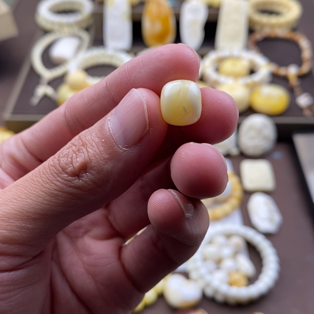 琥珀裸石未镶嵌蜜蜡吊坠项链腰链