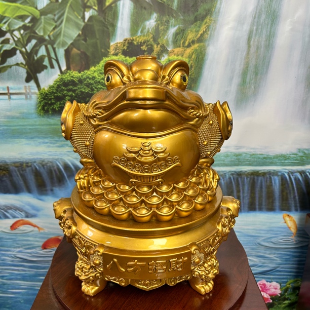 鎏金铜金蟾B款摆件客厅店铺办公室多场景装饰开业送礼佳品