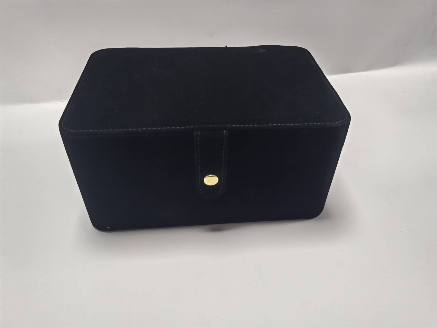 首饰盒/箱 首饰盒耳环轻奢耳钉欧式手饰简约盒子长毛绒复古