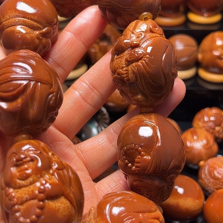 橄榄核手串/手链秋**缘财迷一条