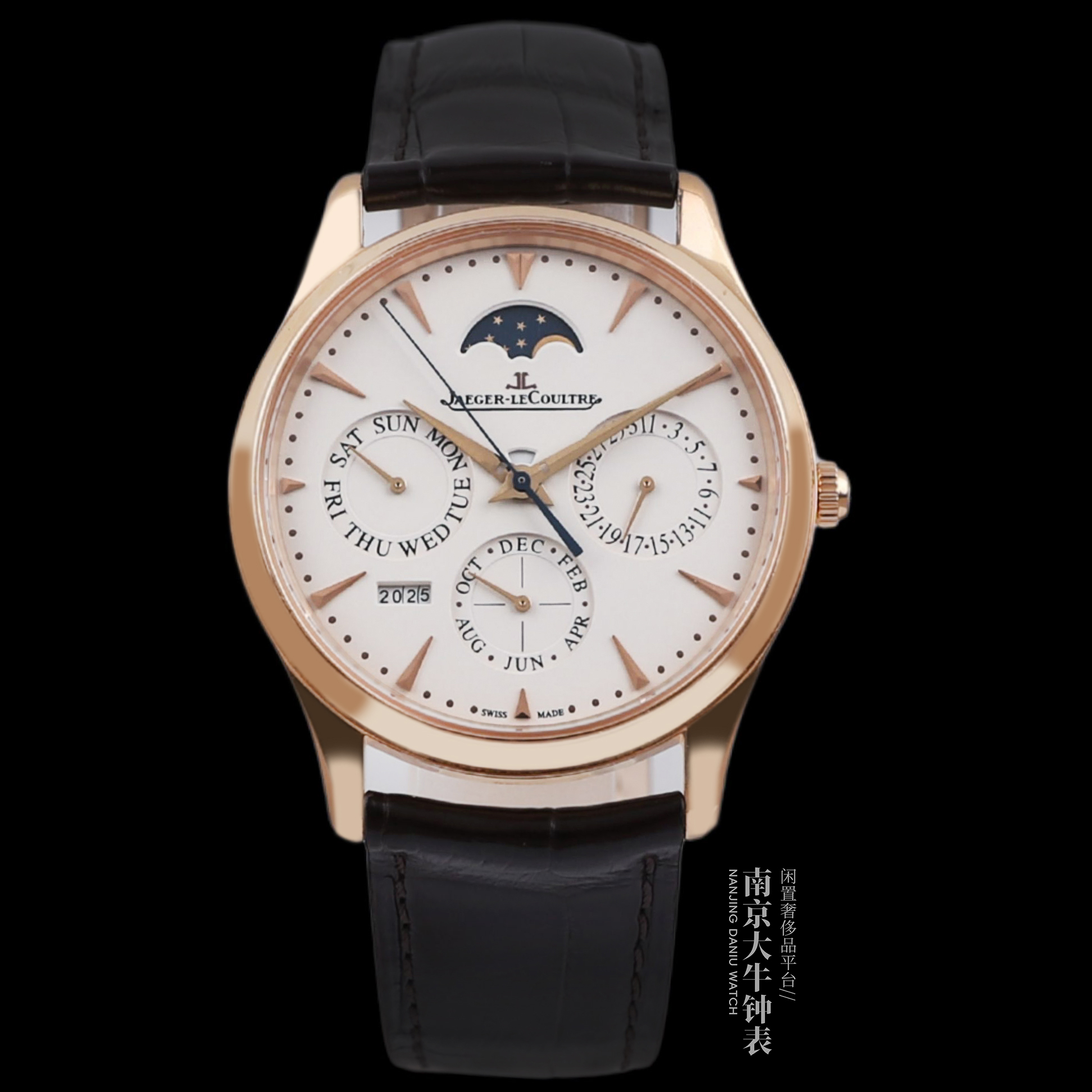 95新 Jaeger-LeCoultre/积家 S/万年历1302520/二手单表/39mm