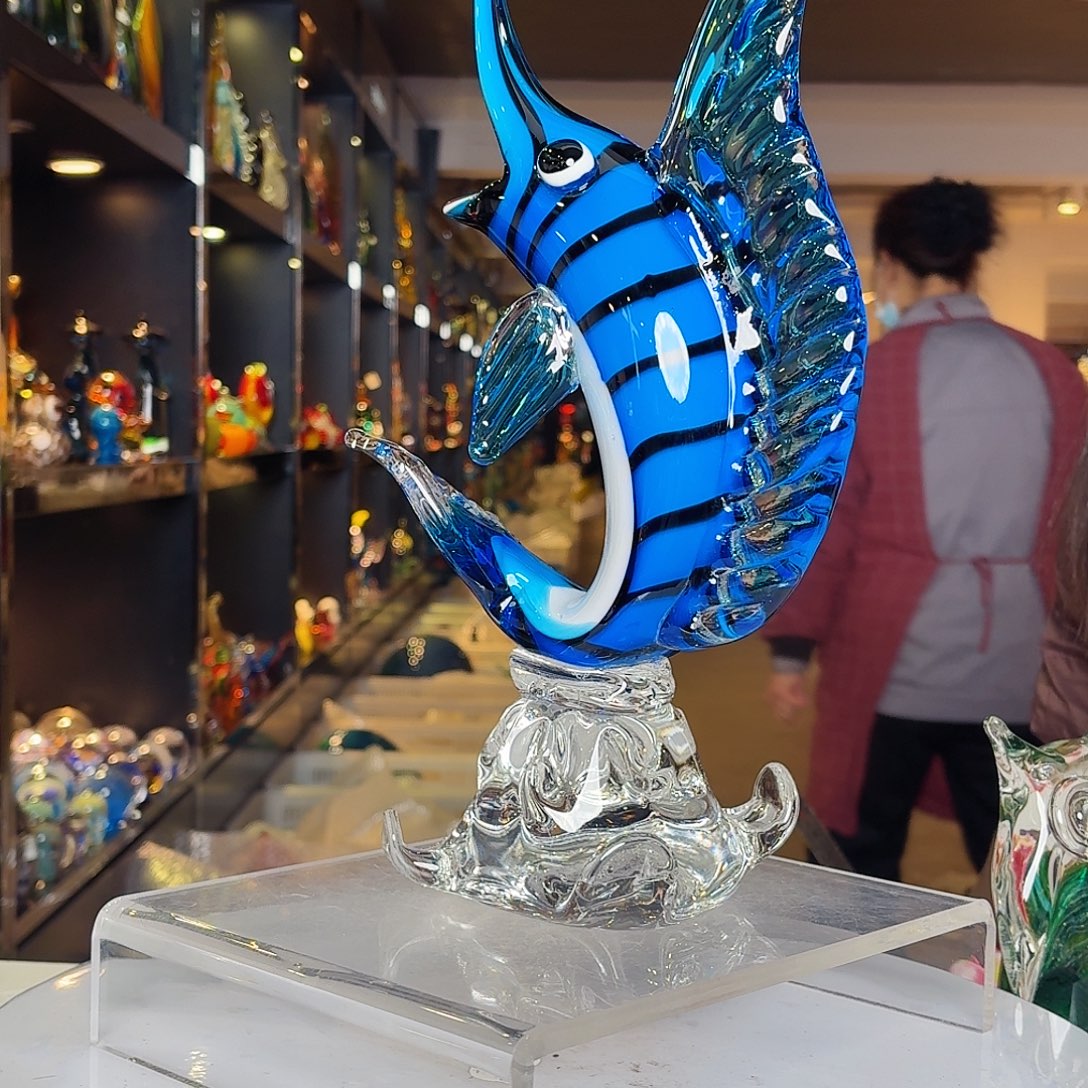 摆件琉璃花开的时候真的很