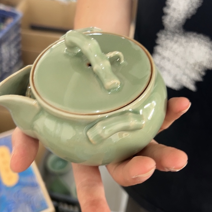 龙泉云间青瓷小米茶器