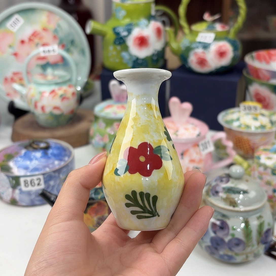 景德镇手绘高温釉下彩陶瓷茶具