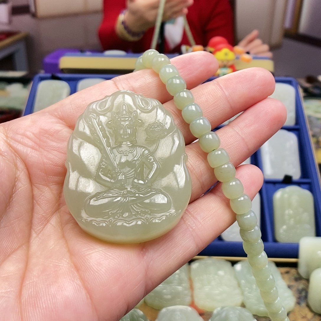 和田玉颈饰未镶嵌@**蓉