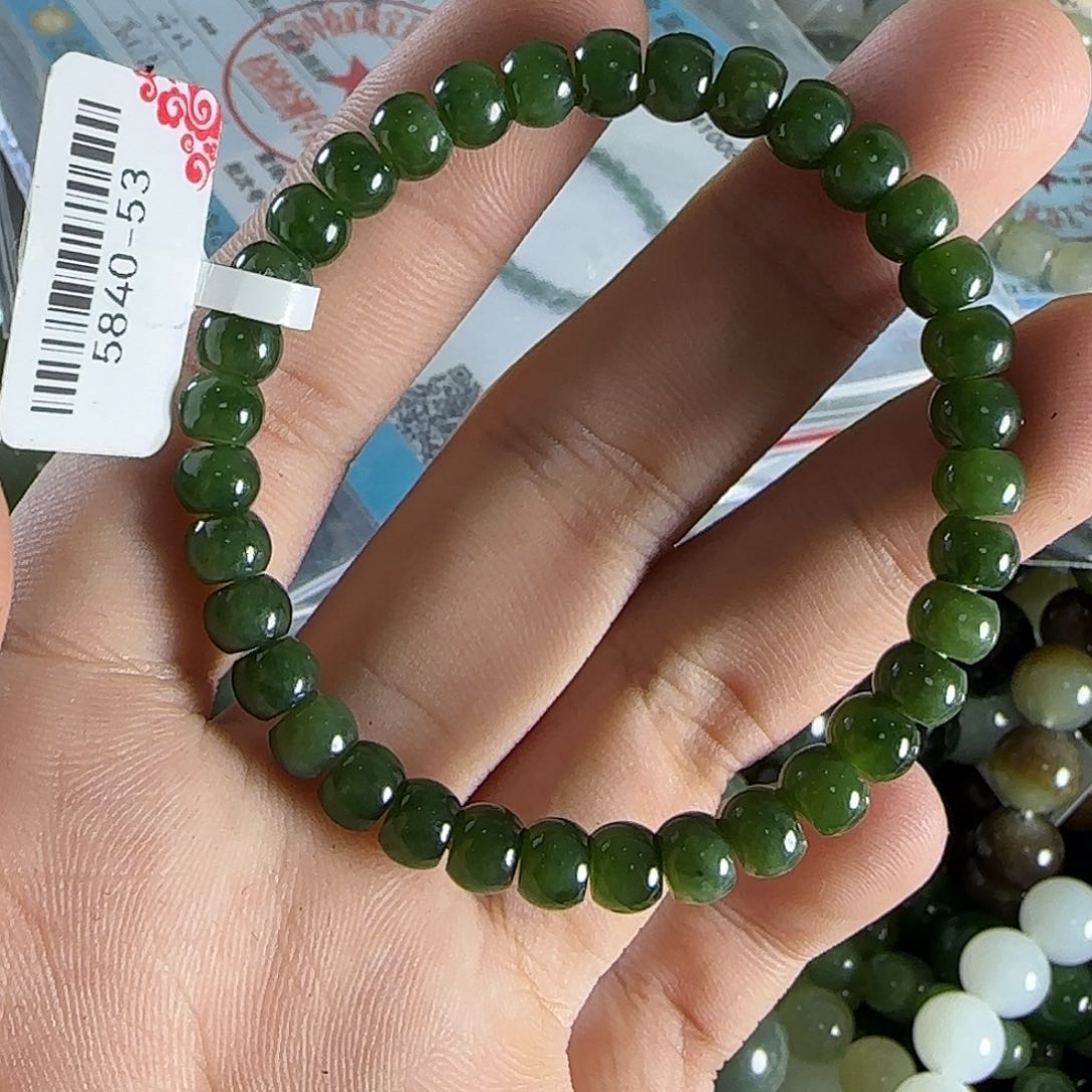 和田玉手链未镶嵌113